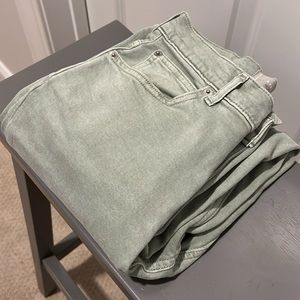 Everlane cropped barrel jeans size 4